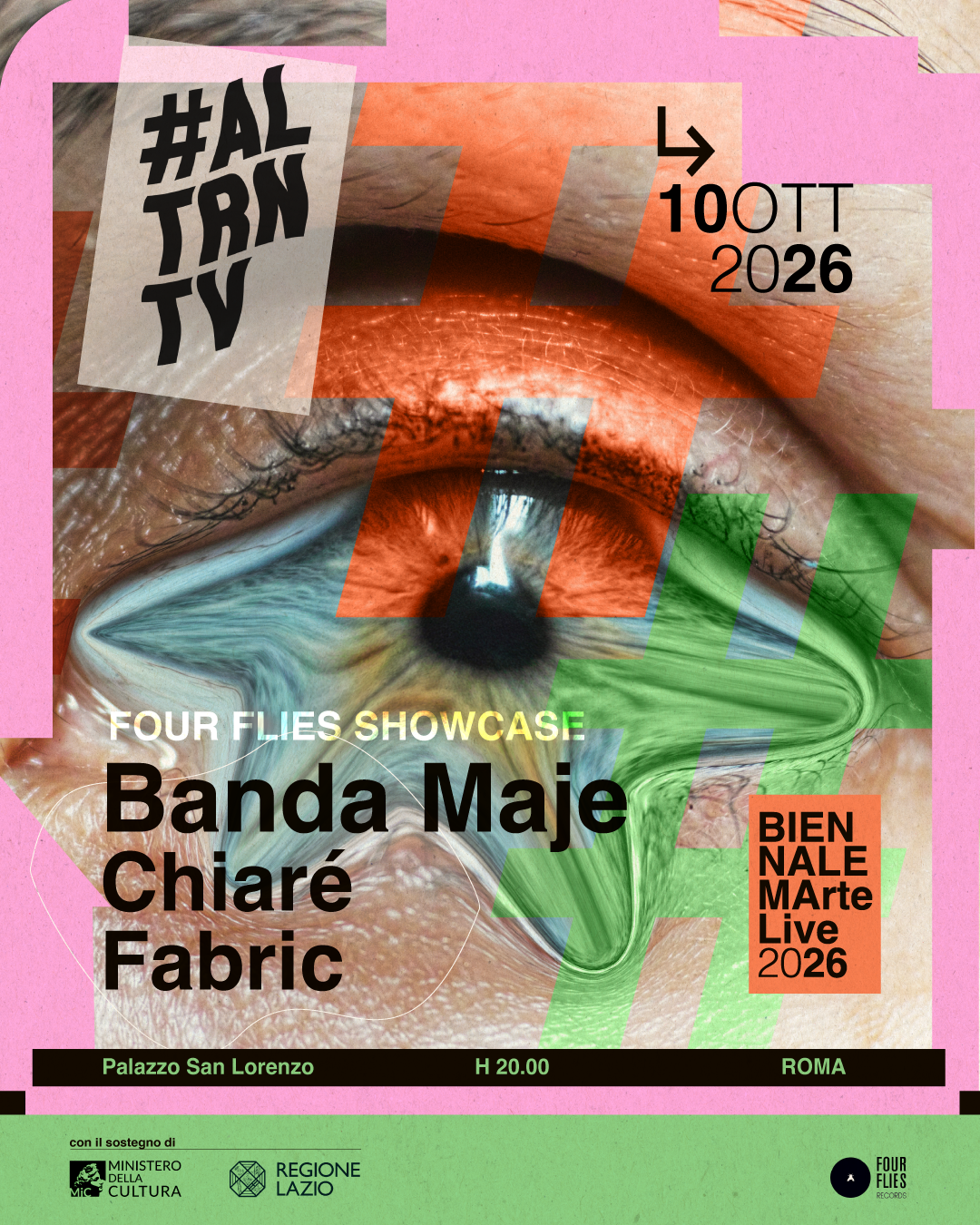 Locandina Four Flies Showcase 2026